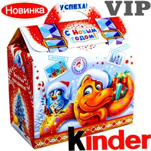Сладкий подарок на Новый Год в жестяной упаковке весом 1200 грамм по цене 1762 руб в Йошкар-Оле