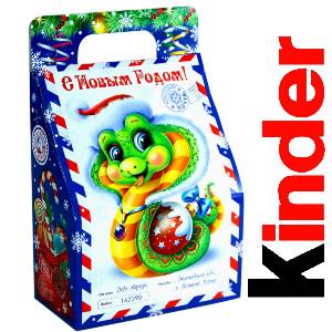 Детский подарок на Новый Год в жестяной упаковке весом 335 грамм по цене 1312 руб в Йошкар-Оле