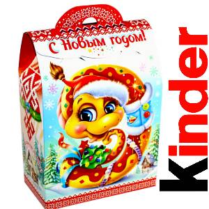 Детский подарок на Новый Год в жестяной упаковке весом 430 грамм по цене 1657 руб в Йошкар-Оле