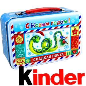 Сладкий подарок на Новый Год в картонной упаковке весом 430 грамм по цене 2136 руб в Йошкар-Оле