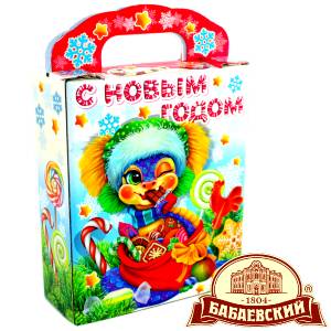 Детский подарок на Новый Год в мешочке весом 800 грамм по цене 1261 руб в Йошкар-Оле