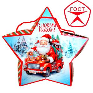 Детский подарок на Новый Год в жестяной упаковке весом 950 грамм по цене 1182 руб в Йошкар-Оле